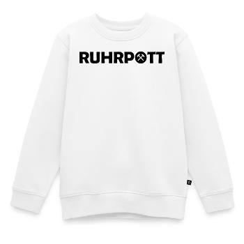 Ruhrpott - Dat hat wat mittn Herz zu tun - Zeche - Kinder Premium Organic Sweatshirt - Weiß - Vorne - AI Model Kid Male (0cm)