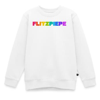 Flitzpiepe - Kinder Premium Organic Sweatshirt - Weiß - Vorne - AI Model Kid Male (0cm)