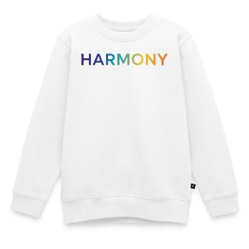 Harmony - Kids Premium Organic Sweatshirt - white - Front - AI Model Kid Male (0cm)