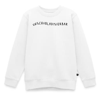 Unschubladisierbar – NIcht in Schublade passen - Kinder Premium Organic Sweatshirt - Weiß - Vorne - AI Model Kid Male (0cm)