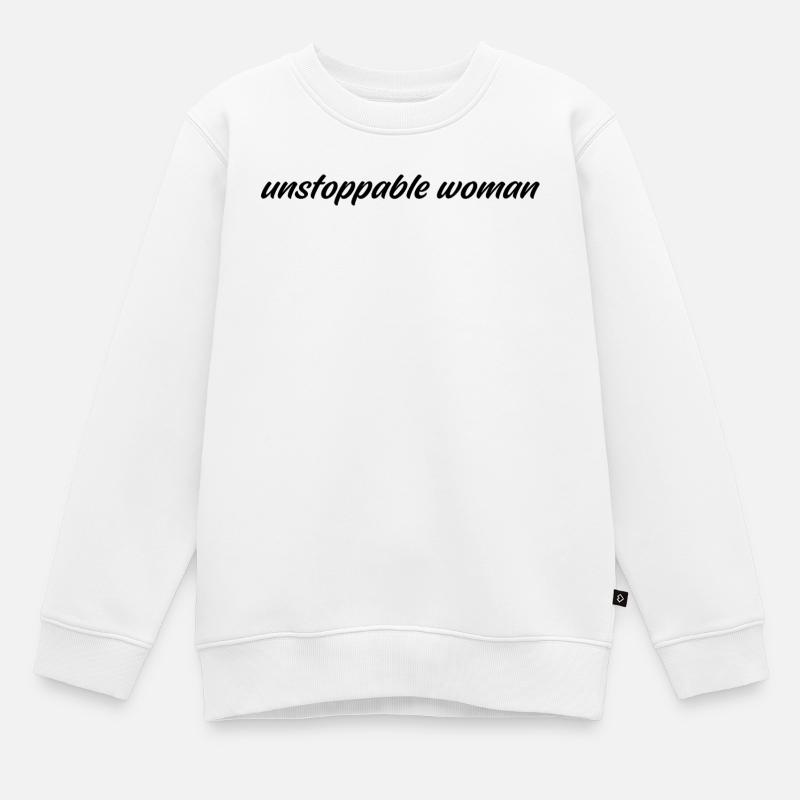 Imparable - Sweat Premium enfant bio - blanc