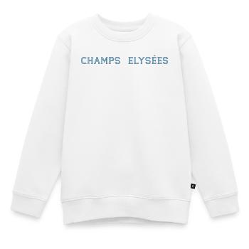 ChampsElysees - Sweat Premium enfant bio - blanc - Devant - AI Model Kid Male (0cm)
