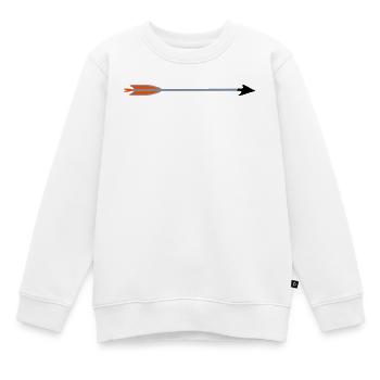 mittelalterliche Bogenschießen Pfeil Broadhead von - Kinder Premium Organic Sweatshirt - Weiß - Vorne - AI Model Kid Male (0cm)