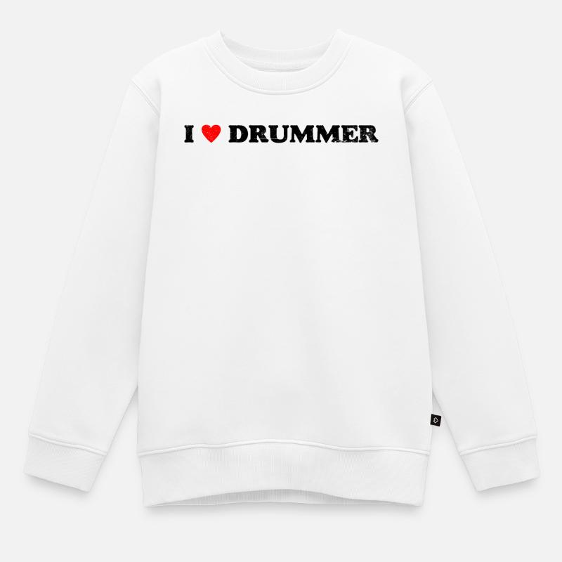 Design-Input erforderlich - Kinder Premium Organic Sweatshirt - Weiß