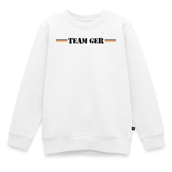 Équipe Allemagne Allemagne Allemagne - Sweat Premium enfant bio - blanc - Devant - AI Model Kid Male (0cm)
