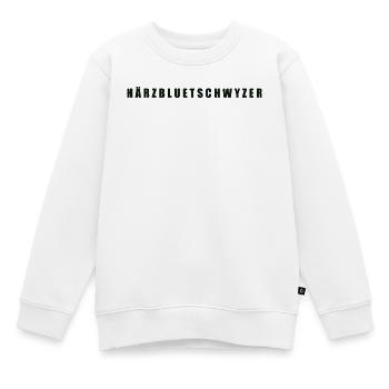 Härzbluetschwyzer Kanton Schwyz - Kinder Premium Organic Sweatshirt - Weiß - Vorne - AI Model Kid Male (0cm)