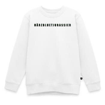 Härzbluetjurassier Kanton Jura - Kinder Premium Organic Sweatshirt - Weiß - Vorne - AI Model Kid Male (0cm)