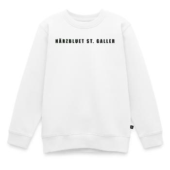 Härzbluet St. Galler St. Gallen - Sweat Premium enfant bio - blanc - Devant - AI Model Kid Male (0cm)