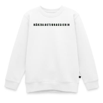 Härzbluetjurassierin Kanton Jura - Kinder Premium Organic Sweatshirt - Weiß - Vorne - AI Model Kid Male (0cm)