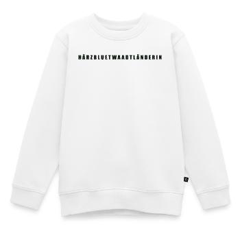 Härzbluetwaadtländerin Kanton Waadt Vaud - Kinder Premium Organic Sweatshirt - Weiß - Vorne - AI Model Kid Male (0cm)