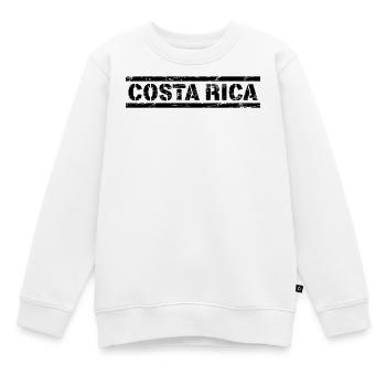 Costa Rica - Sweat Premium enfant bio - blanc - Devant - AI Model Kid Male (0cm)