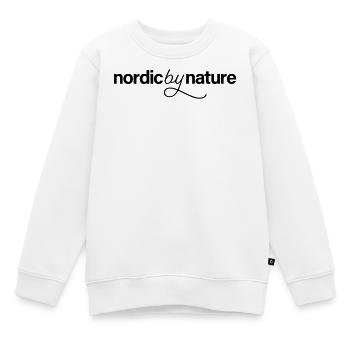 Nordique par nature - Sweat Premium enfant bio - blanc - Devant - AI Model Kid Male (0cm)