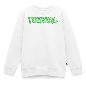 Toubkal als Trekking - Kinder Premium Organic Sweatshirt - Weiß - Vorne - AI Model Kid Male (0cm)