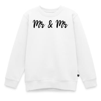 Mr & Mr - Sweat Premium enfant bio - blanc - Devant - AI Model Kid Male (0cm)