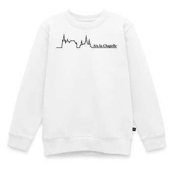 Aachen Skyline - Kinder Premium Organic Sweatshirt - Weiß - Vorne - AI Model Kid Male (0cm)