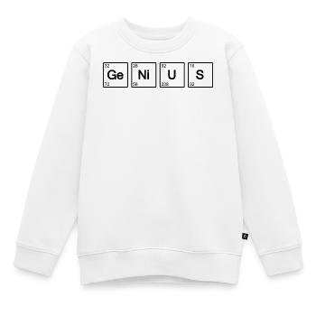 Genius Geek Wissenschaft (Weiß) - Kinder Premium Organic Sweatshirt - Weiß - Vorne - AI Model Kid Male (0cm)
