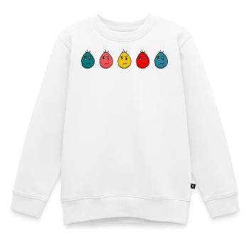 anniversaire. anniversaire décennie. humour. drôle - Sweat Premium enfant bio - blanc - Devant - AI Model Kid Male (0cm)