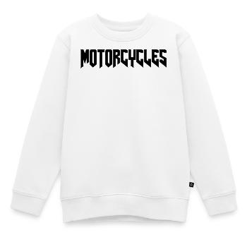 Motorcycles Chopper Custom bike - Kinder Premium Organic Sweatshirt - Weiß - Vorne - AI Model Kid Male (0cm)