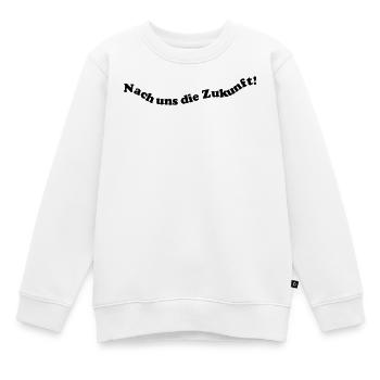 Nach uns die Zukunft! - Kinder Premium Organic Sweatshirt - Weiß - Vorne - AI Model Kid Male (0cm)