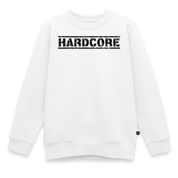 Hardcore - Kinder Premium Organic Sweatshirt - Weiß - Vorne - AI Model Kid Male (0cm)