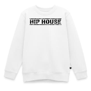 Hip House - Kinder Premium Organic Sweatshirt - Weiß - Vorne - AI Model Kid Male (0cm)