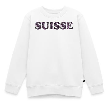 SCHWEIZ - Kinder Premium Organic Sweatshirt - Weiß - Vorne - AI Model Kid Male (0cm)