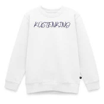 Kuestenkind, navy - Kinder Premium Organic Sweatshirt - Weiß - Vorne - AI Model Kid Male (0cm)