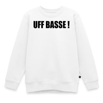 UFFBASSE! - Kinder Premium Organic Sweatshirt - Weiß - Vorne - AI Model Kid Male (0cm)