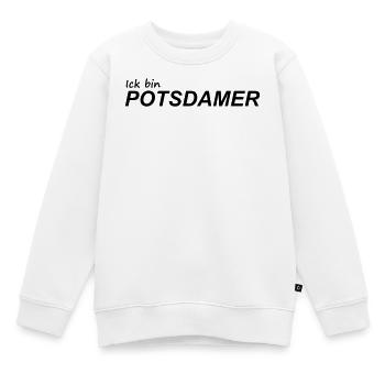 JE SUIS DE POTSDAM - Sweat Premium enfant bio - blanc - Devant - AI Model Kid Male (0cm)