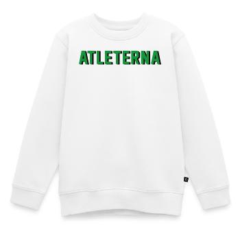 Sportler - Kinder Premium Organic Sweatshirt - Weiß - Vorne - AI Model Kid Male (0cm)