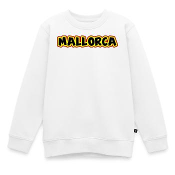 Mallorca - Kinder Premium Organic Sweatshirt - Weiß - Vorne - AI Model Kid Male (0cm)