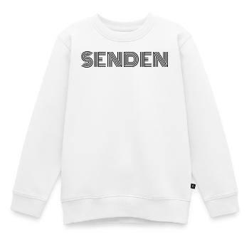 senden - Kinder Premium Organic Sweatshirt - Weiß - Vorne - AI Model Kid Male (0cm)