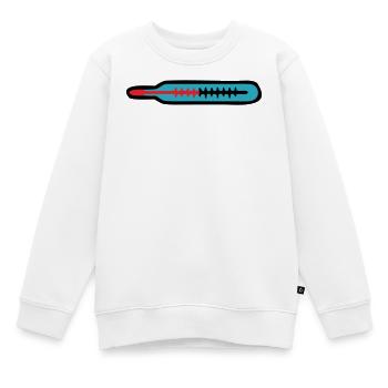 Thermometer Medicine Pediatrician Practice Practice Team - Kids Premium Organic Sweatshirt - white - Front - AI Model Kid Male (0cm)