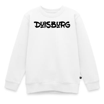 Duisburg - Ruhrpott - NRW - Rhein - Ruhr - Kinder Premium Organic Sweatshirt - Weiß - Vorne - AI Model Kid Male (0cm)