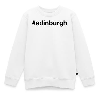 EDINBURGH Scotland Schottland - Kinder Premium Organic Sweatshirt - Weiß - Vorne - AI Model Kid Male (0cm)