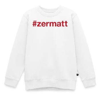 ZERMATT Switzerland Schweiz - Kinder Premium Organic Sweatshirt - Weiß - Vorne - AI Model Kid Male (0cm)
