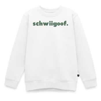 Schwiigoof. - Sweat Premium enfant bio - blanc - Devant - AI Model Kid Male (0cm)