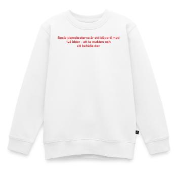 Conception moderne d'ondes sonores abstraites - Sweat Premium enfant bio - blanc - Devant - AI Model Kid Male (0cm)
