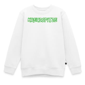Kreuzspitze als Trekking - Kinder Premium Organic Sweatshirt - Weiß - Vorne - AI Model Kid Male (0cm)