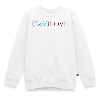 (Amour de soi) - Sweat Premium enfant bio - blanc - Devant - AI Model Kid Male (0cm)