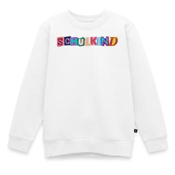 Kunterbuntes Schulkind Logo - Jetzt Schulkind - Kinder Premium Organic Sweatshirt - Weiß - Vorne - AI Model Kid Male (0cm)