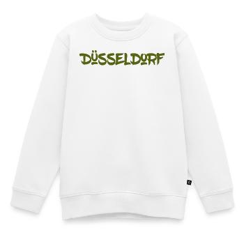 Düsseldorf - NRW - Rhein - Königsallee - Kö - Kinder Premium Organic Sweatshirt - Weiß - Vorne - AI Model Kid Male (0cm)