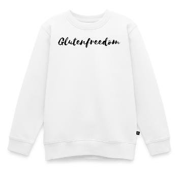 Sans gluten - Sweat Premium enfant bio - blanc - Devant - AI Model Kid Male (0cm)