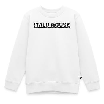 Italo House - Kinder Premium Organic Sweatshirt - Weiß - Vorne - AI Model Kid Male (0cm)