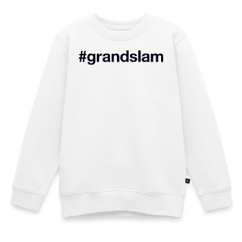 GRANDSLAM Hashtag - Sweat Premium enfant bio - blanc - Devant - AI Model Kid Male (0cm)
