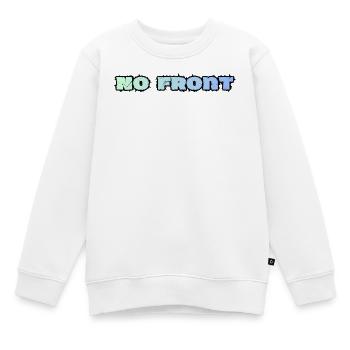 Pas de front, pas de reproche, langage de jeunesse - Sweat Premium enfant bio - blanc - Devant - AI Model Kid Male (0cm)