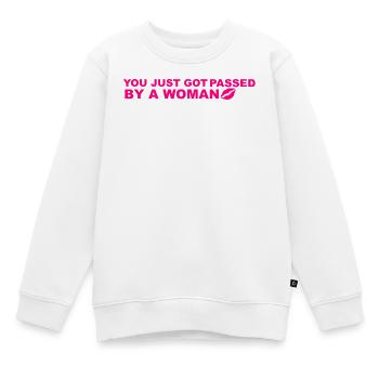 Humor - Kinder Premium Organic Sweatshirt - Weiß - Vorne - AI Model Kid Male (0cm)