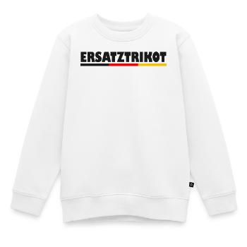 Fan Ersatztrikot - Kinder Premium Organic Sweatshirt - Weiß - Vorne - AI Model Kid Male (0cm)