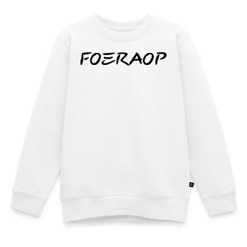 Foeraop - Antwerpener Dialekt - Kinder Premium Organic Sweatshirt - Weiß - Vorne - AI Model Kid Male (0cm)