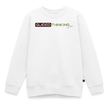 Geleitetes Denken - Kinder Premium Organic Sweatshirt - Weiß - Vorne - AI Model Kid Male (0cm)